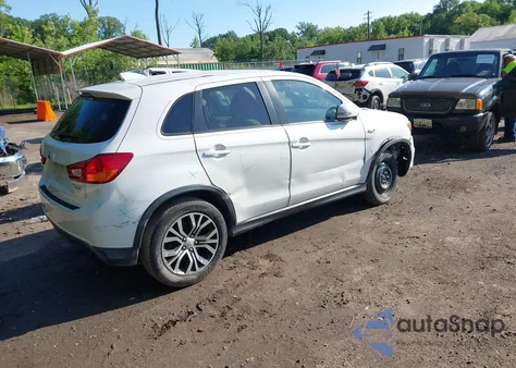 2017 Mitsubishi Outlander Sport 2.0 Es из США, поврежденный, VIN JA4AP3AU1HZ060180